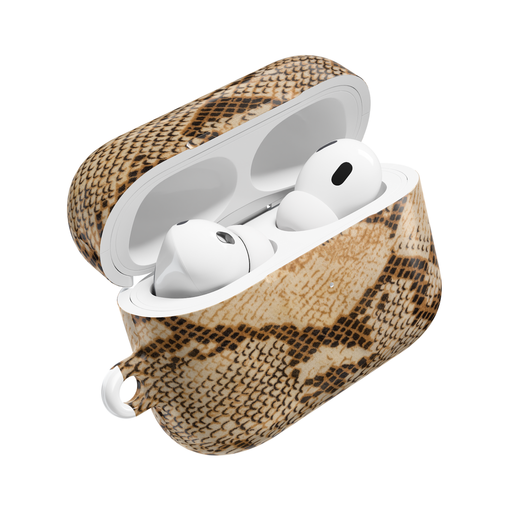 Snake Print AirPods Case