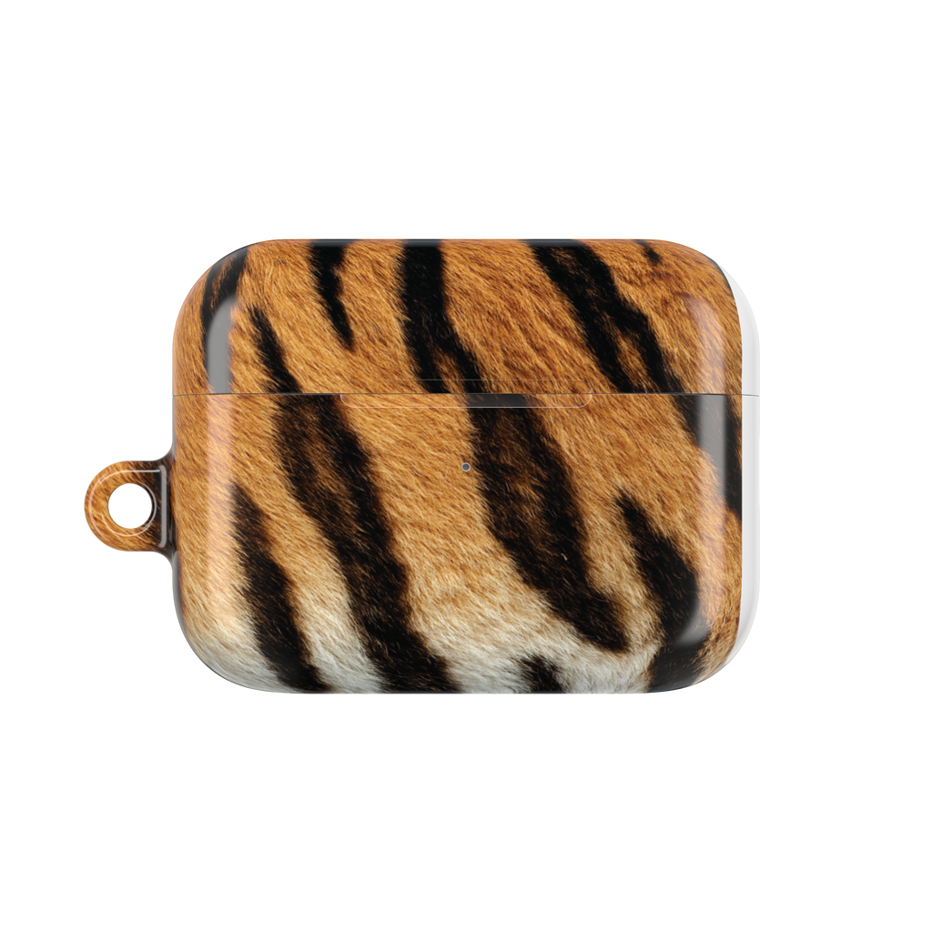 Tiger Fur Print AirPods Case