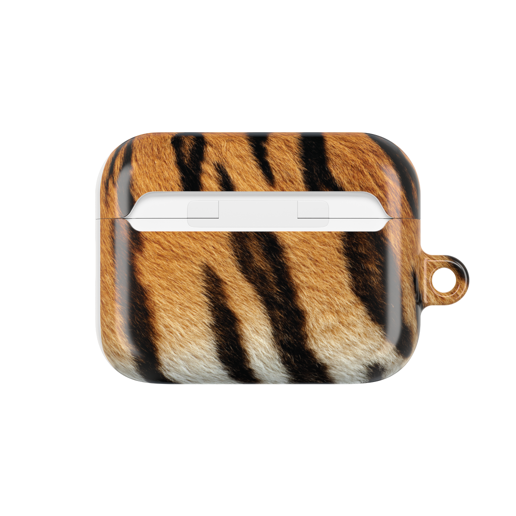 Tiger Fur Print AirPods Case