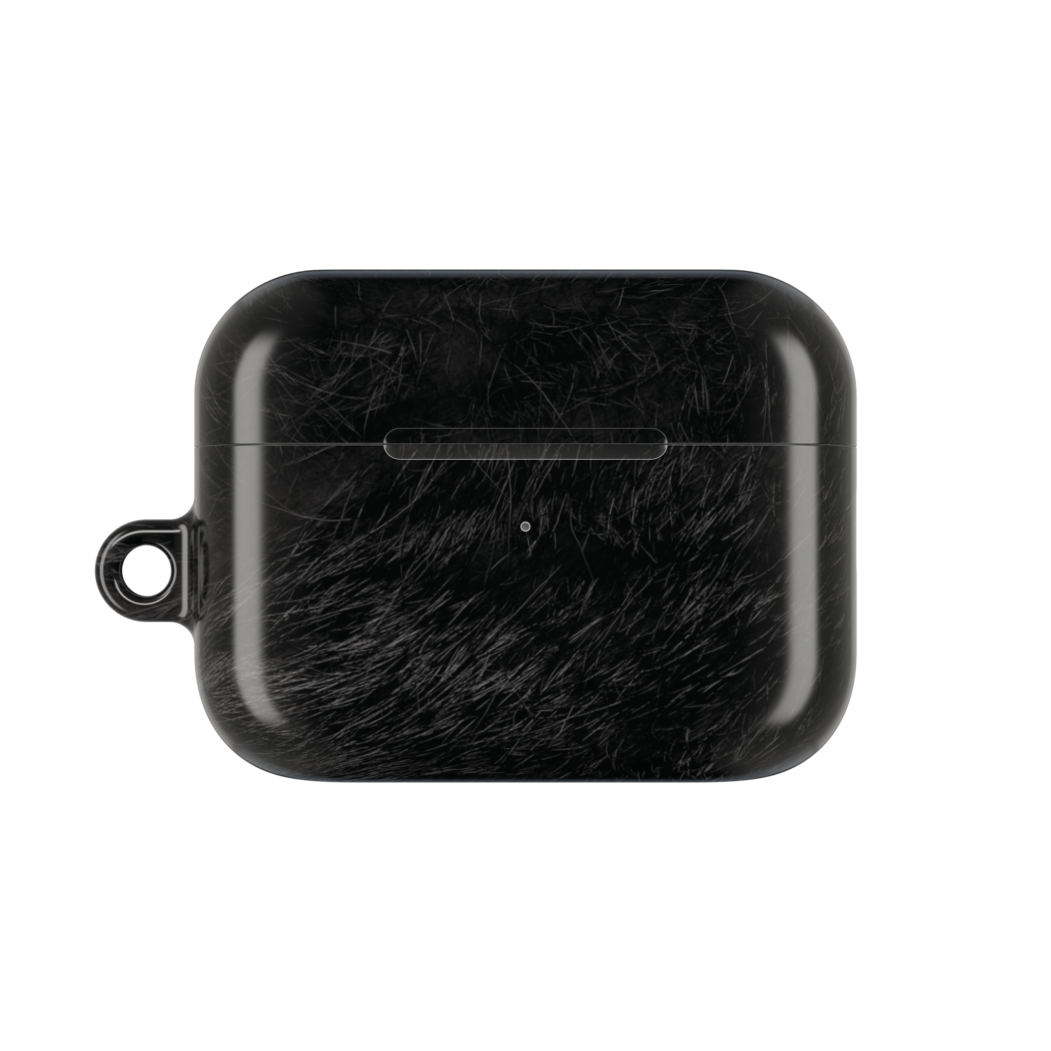 Black Panther Fur Print AirPods Case
