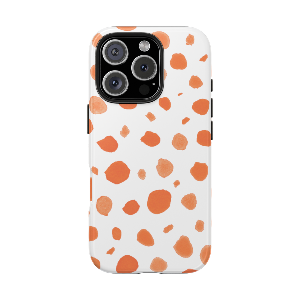 Terracotta Dots Phone Case
