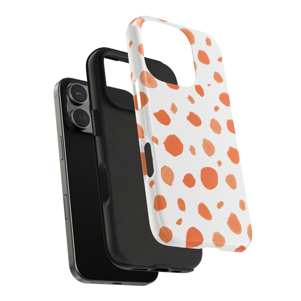 Terracotta Dots Phone Case
