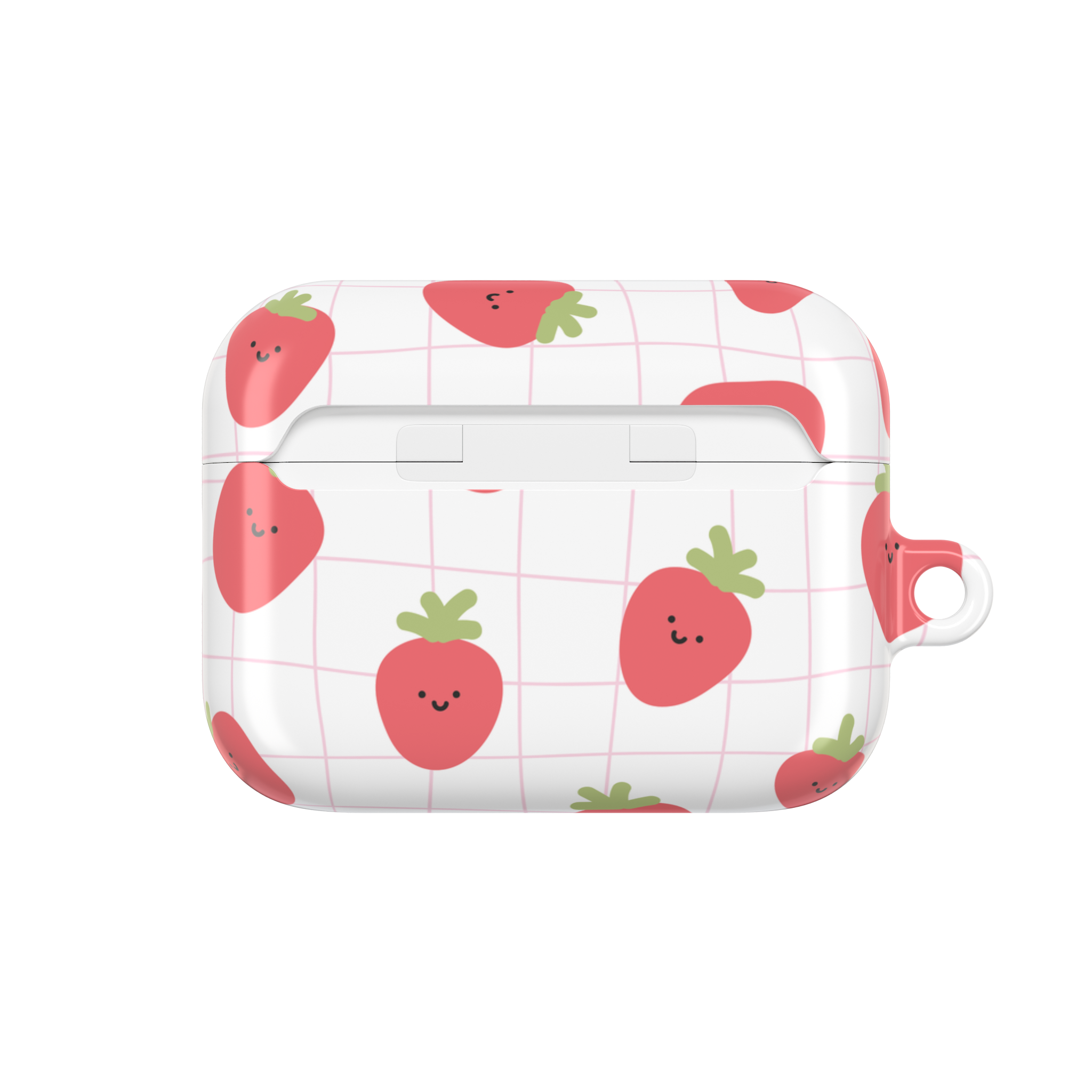 Strawberry Grid AirPods Case - Berze