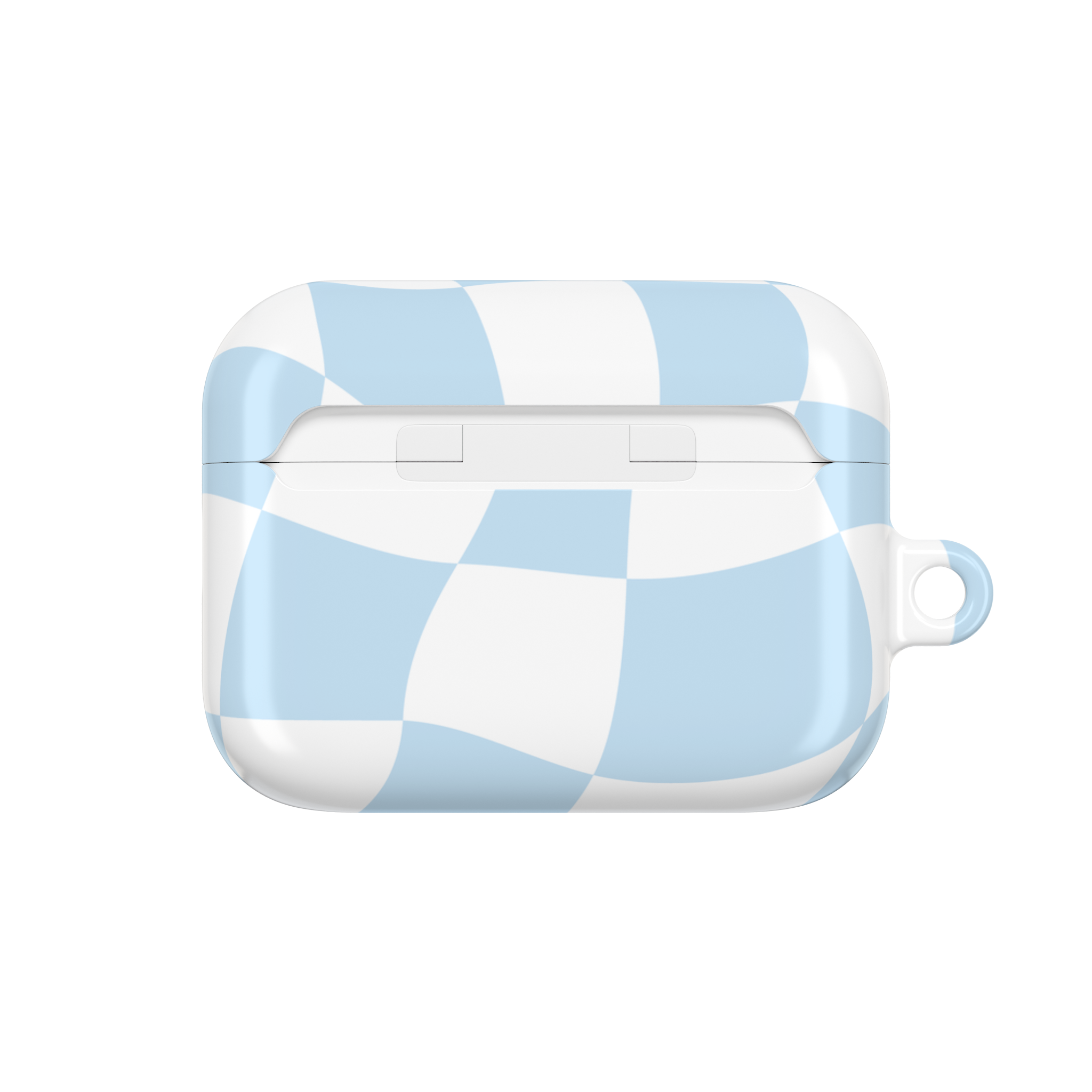 Blue Wavy Checker AirPods Case - Berze