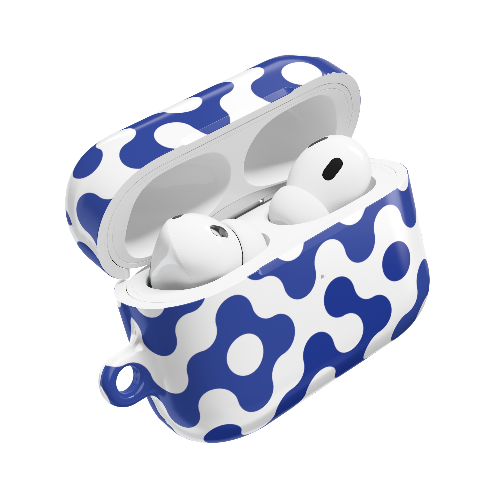Bold Blue Retro Loop AirPods Case