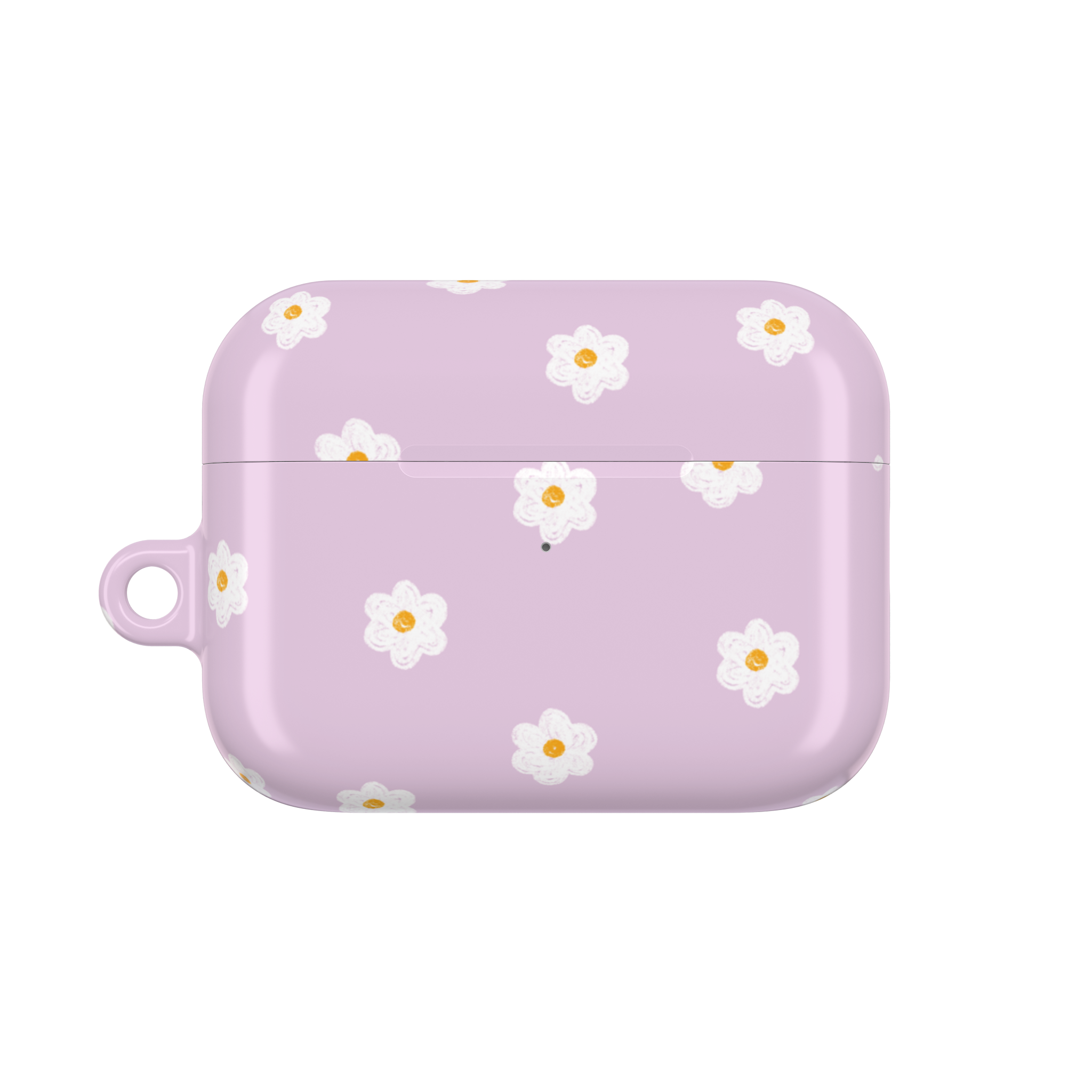Lavender Daisy Doodle AirPods Case