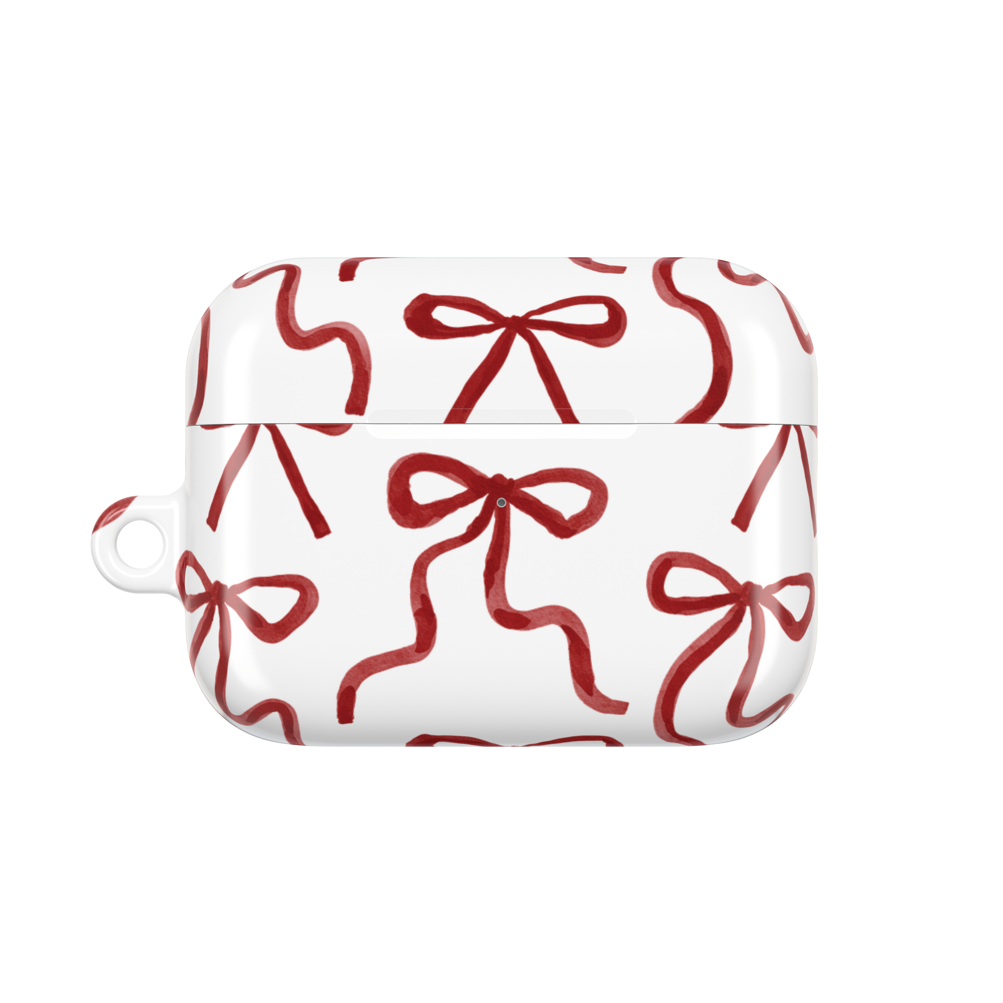 Cherry Ribbon Bow AirPods Case
