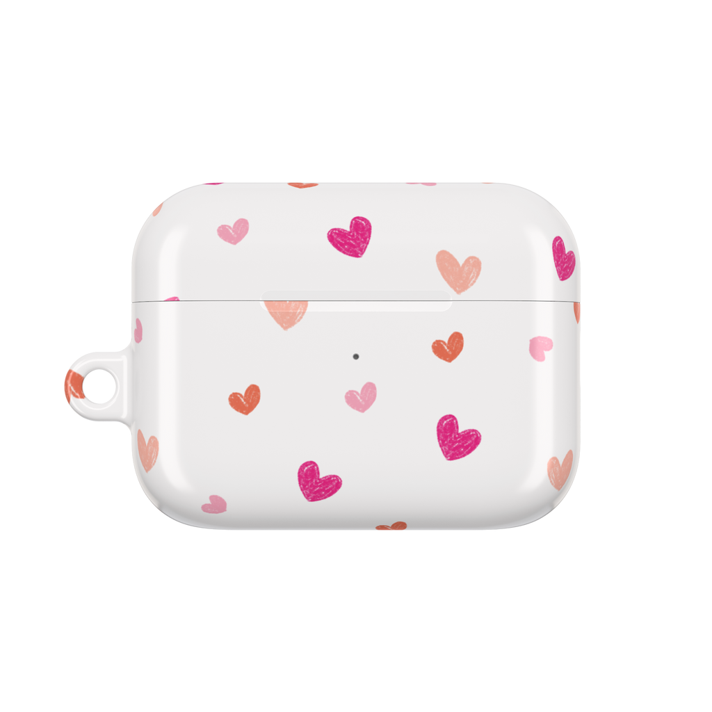 Scribble Hearts AirPods Case - Berze