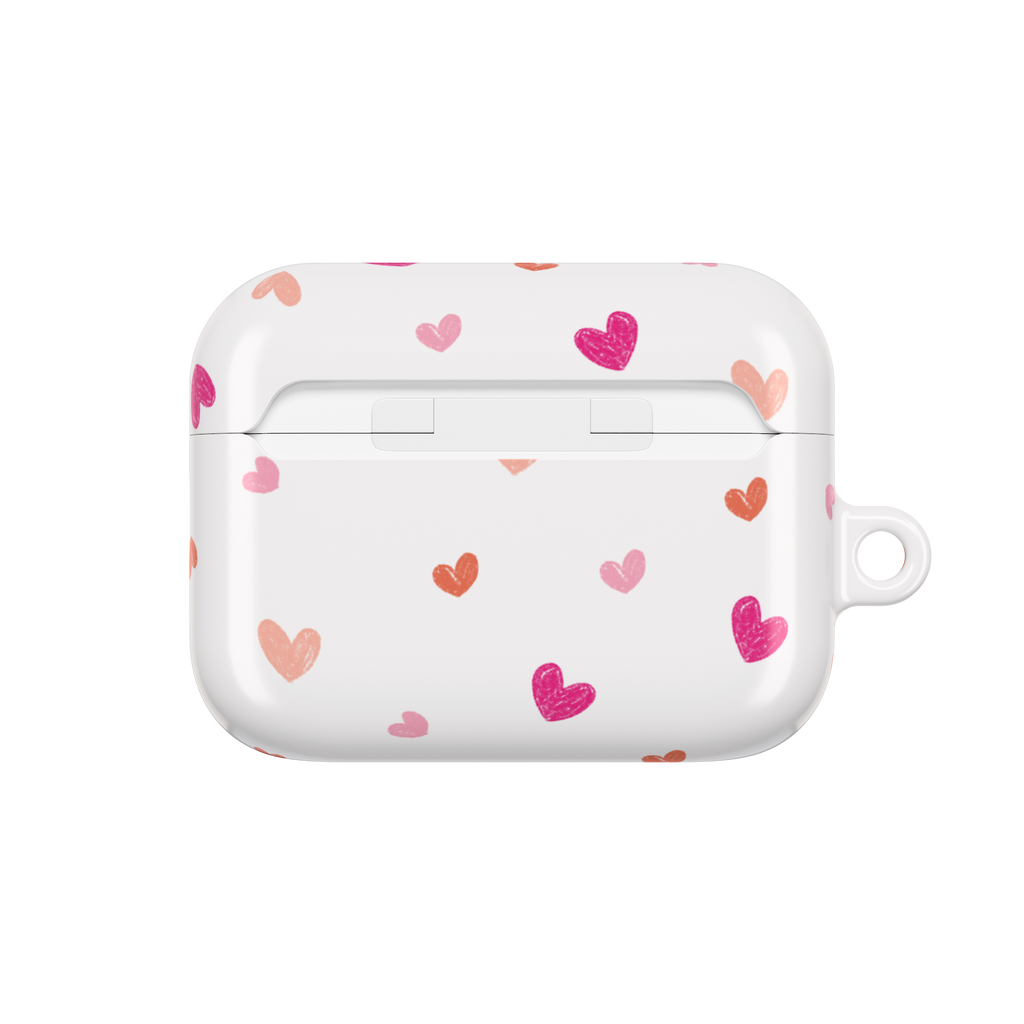 Scribble Hearts AirPods Case - Berze