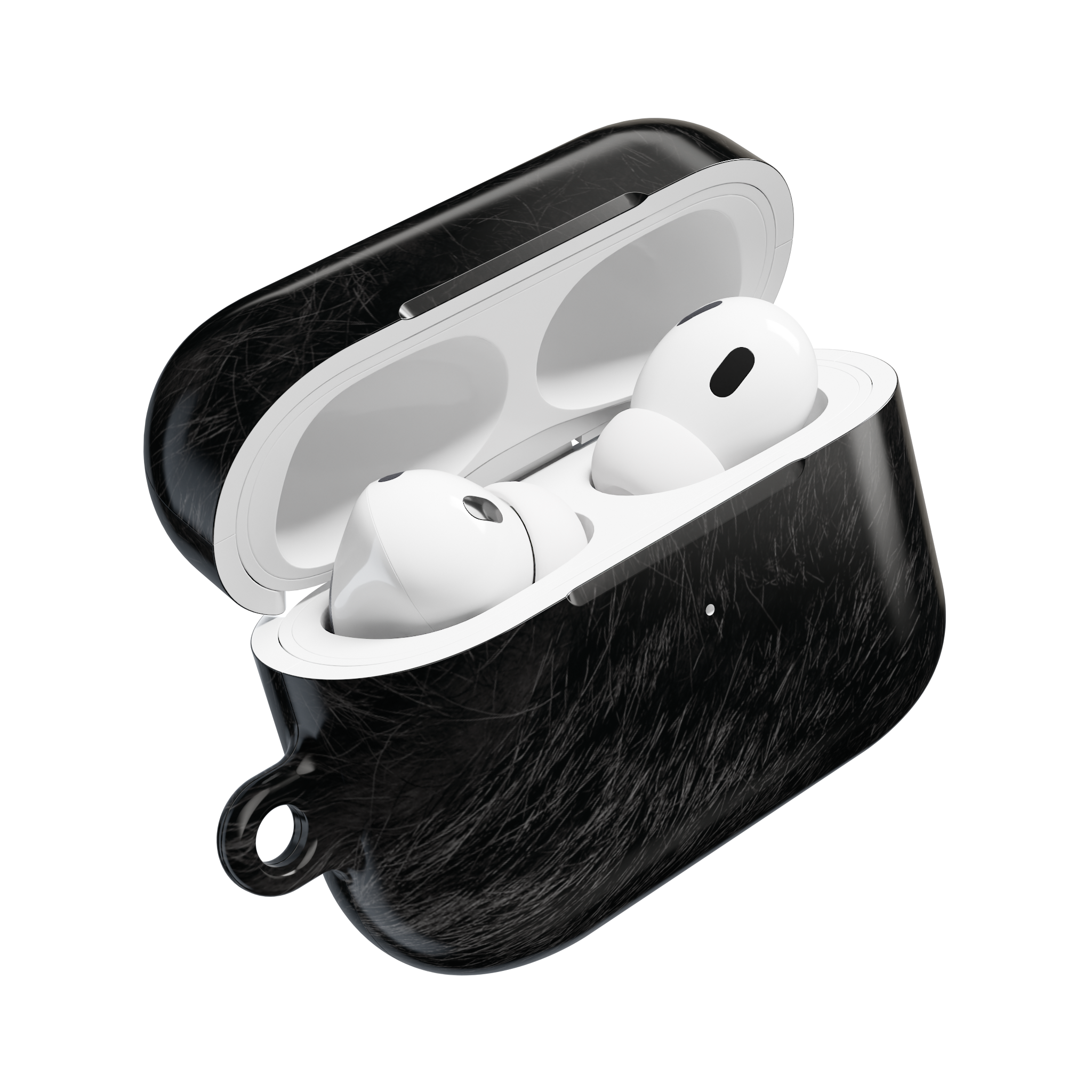 Black Panther Fur Print AirPods Case