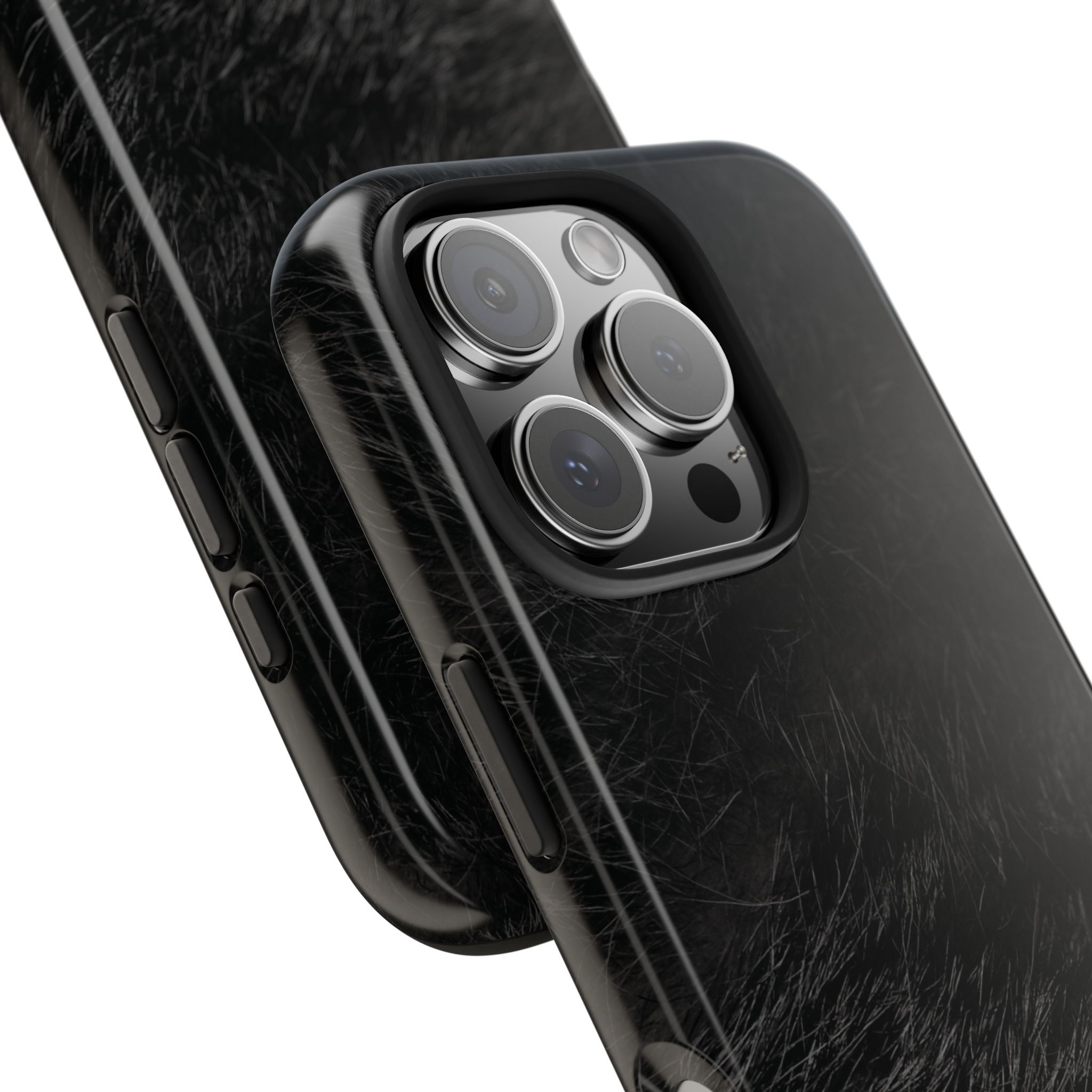 Black Panther Fur Print Phone Case