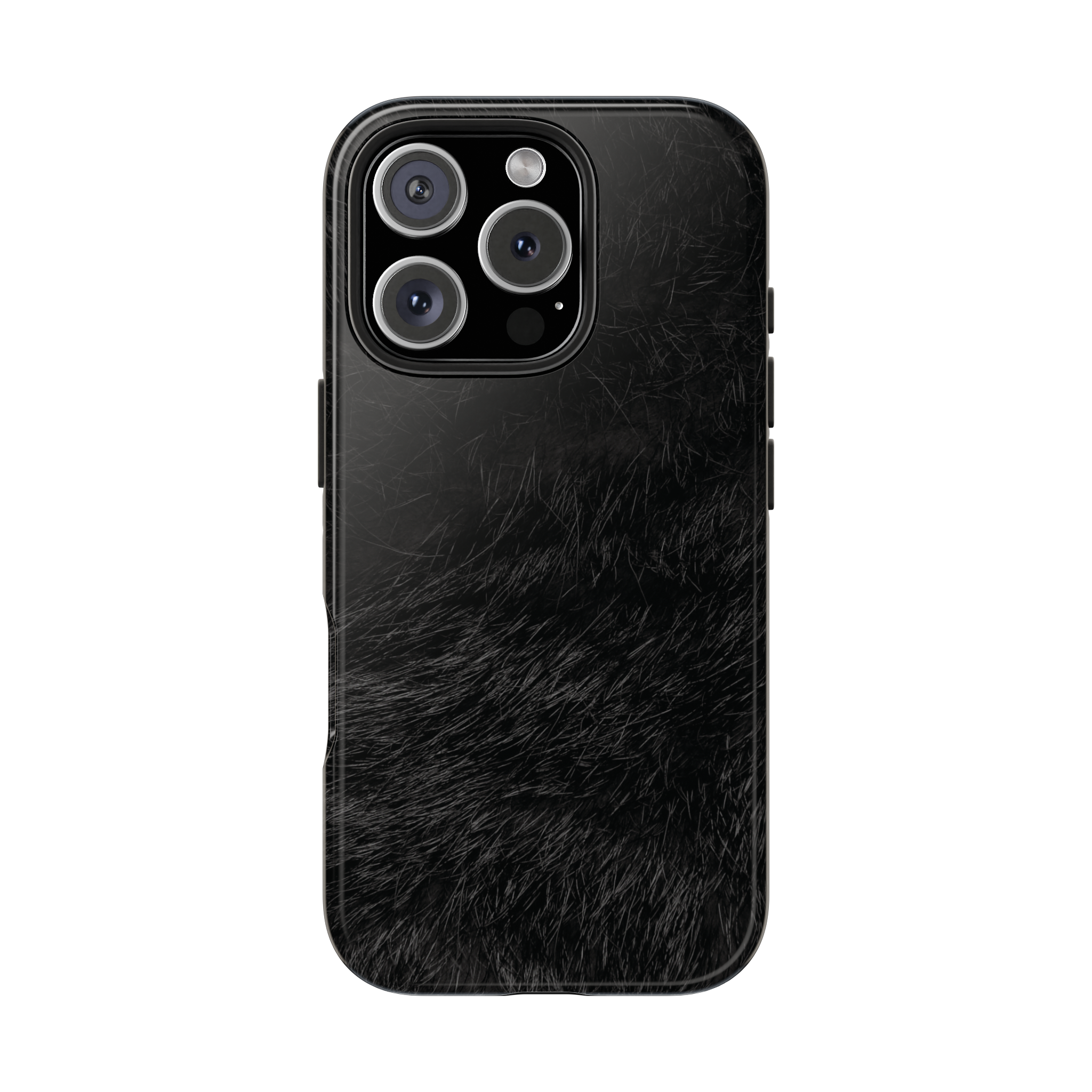 Black Panther Fur Print Phone Case